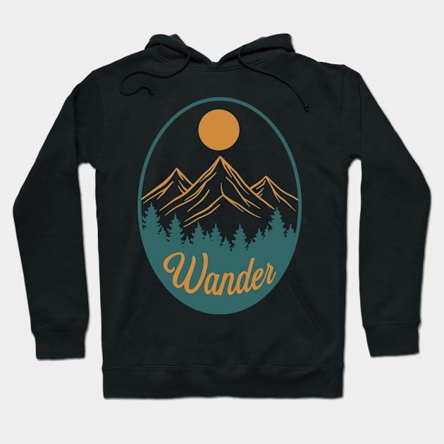 Wander Hoodie by SommersethArt